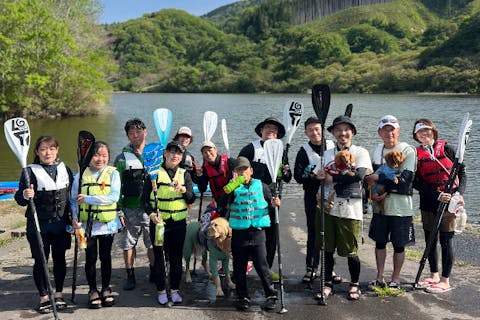 【茨城県・高萩市】大自然が残る県内最大級のダム湖でSUP・ドッグサップ体験！