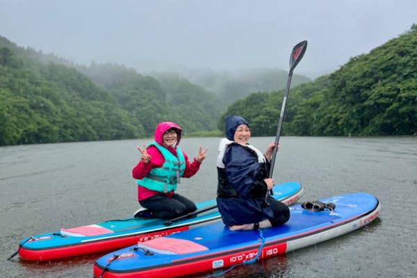 茨城県・高萩市】大自然が残る県内最大級のダム湖でSUP・ドッグサップ