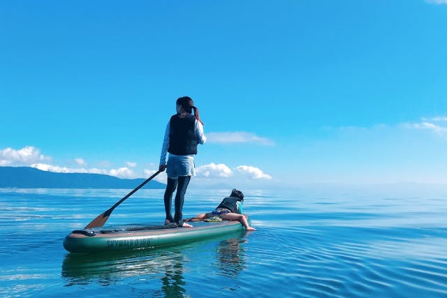 【滋賀・琵琶湖・SUP】琵琶湖をのんびりクルージング！約90分のSUP体験