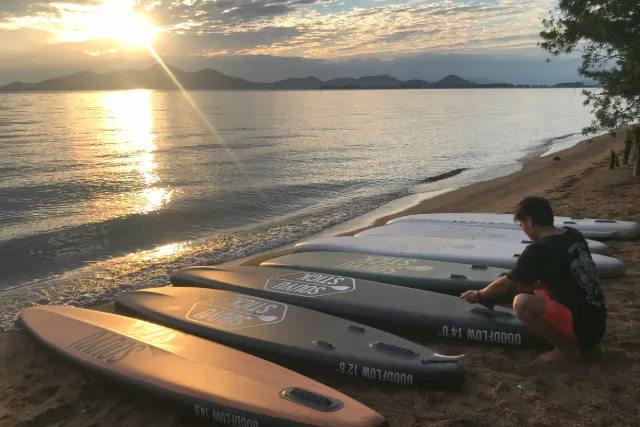 【滋賀・琵琶湖・SUP】琵琶湖を自由にクルージング！120分SUPレンタル