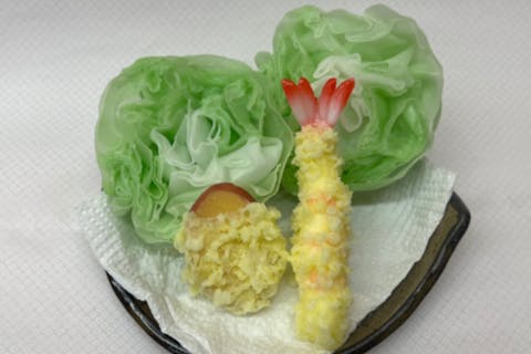 大阪府・大阪市・食品サンプルづくり】大人気！本物そっくりの天ぷら