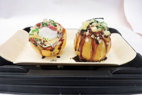 【大阪府・大阪市・食品サンプルづくり】ご当地名物！たこ焼きの食品サンプル制作2個