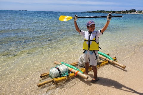 ★1組完全貸し切り★サバイバル体験　釣り！火起こし！イカダ作り！！