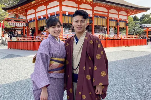 京都府 京都市 着物レンタル 特別なデートにぴったり カップル着物 浴衣プラン アソビュー