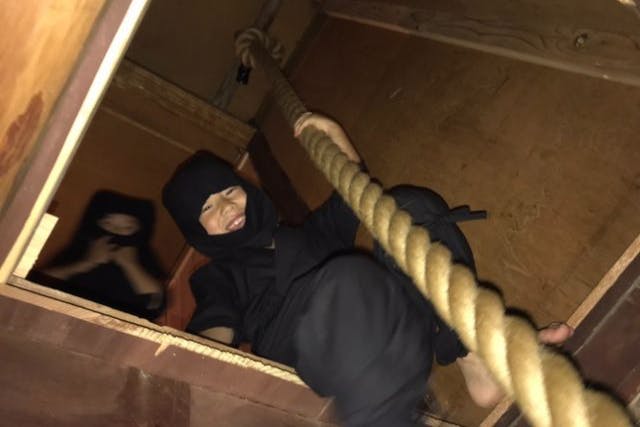 【福井・若狭・忍者】約20分で楽しめるお手軽プラン！忍者道場見学と手裏剣投げ