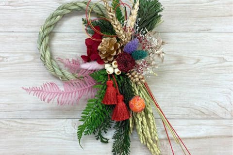 東京・日本橋・手作りリース】数量限定☆しめ縄リース｜アソビュー！
