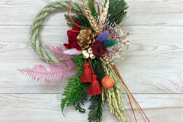 東京・日本橋・手作りリース】数量限定☆しめ縄リース｜アソビュー！