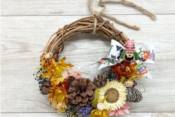 東京・日本橋・手作りリース】期間限定！ハロウィンリース作り