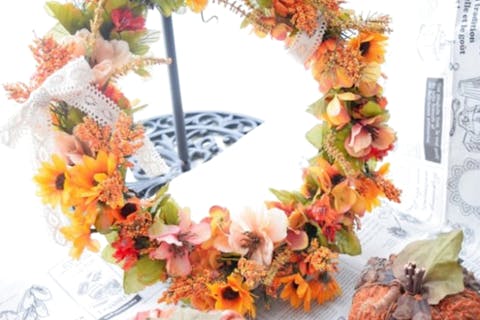 群馬・館林・手作りリース】初めてでも楽しめるハンドメイド体験！季節