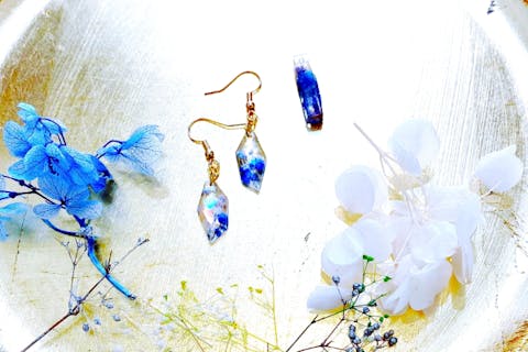 【銀座・藤沢でハンドメイドアクセサリー体験】好みの色と形で輝きを作る。ペンダントトップ1個