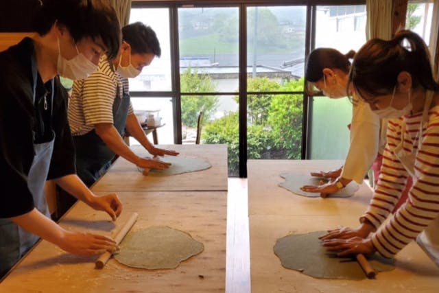 【京都・和束町・郷土料理】和束名物の茶そば＆奈良の郷土料理を作ろう。和束セット