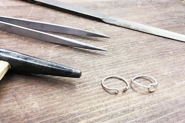 銀座・手作りリング】プチシルバーリング手作り体験☆毎日を