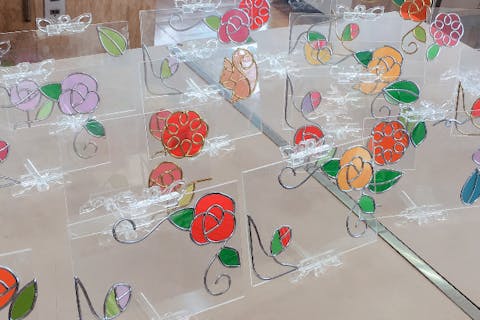 【岡山・倉敷・グラスアート】誰でも簡単にグラスアート体験！