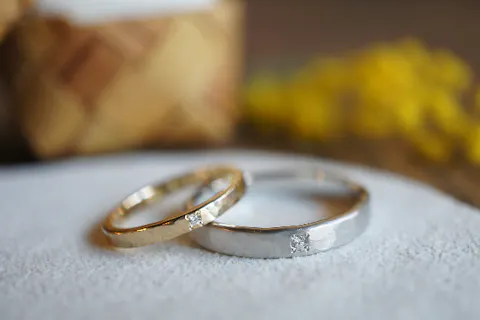 【長野・佐久穂・手作り結婚指輪】囲炉裏を囲むあたたかな工房で作る、結婚指輪（1個）