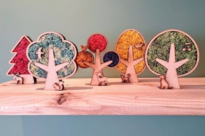 兵庫・神戸・手作り雑貨】スカンディアモスアート＜選べる木枠2個