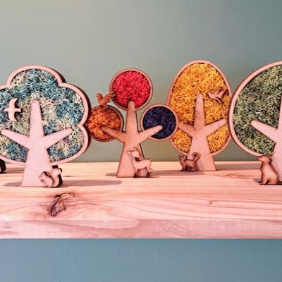 兵庫・神戸・手作り雑貨】スカンディアモスアート<選べる木枠2個 兵庫・神戸・手作り雑貨】スカンディアモスアート<選べる木枠2個