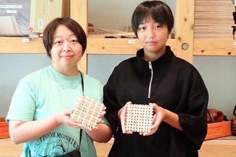 【三重・多気・伝統工芸】デザインを選べる！組子のコースター制作（1個）