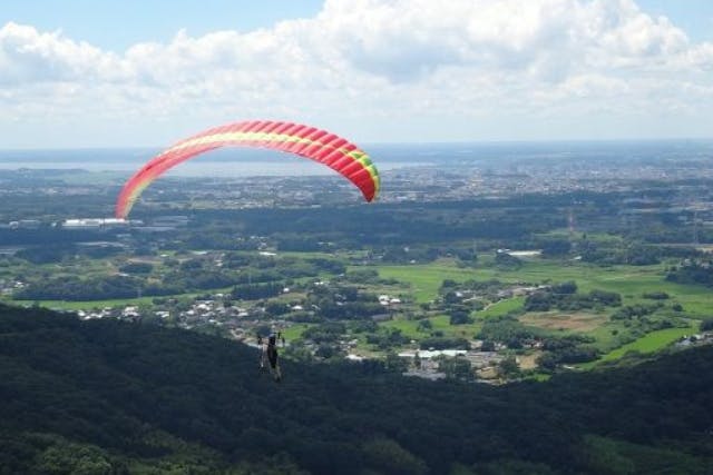 【茨城・土浦・パラグライダー】空気の綺麗な山で1日楽しめる！パラグライダー体験
