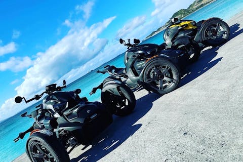 【沖縄・名護・トライク】ちょっとしたスキマ時間に便利！レンタルトライク（1H～）