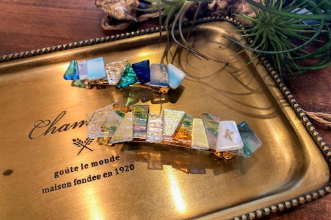 【長野・白馬・ガラス工房】様々なパーツを自由に組み合わせ！ガラス小物作り（1個）