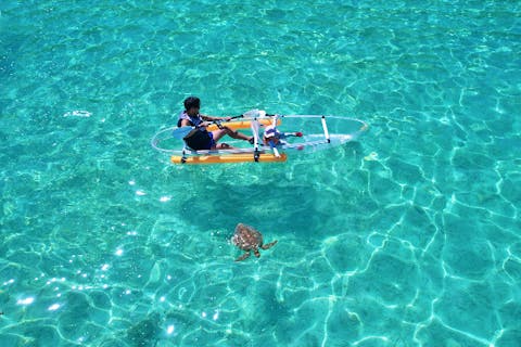 【沖縄・宮古島・シーカヤック】宮古島の海をダイレクトに感じられる！クリアカヤックツアー