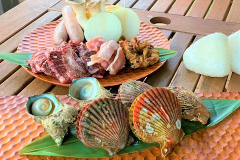 ＜サウナで寒さを吹き飛ばせ！サウナ50%OFF、BBQ30％OFFキャンペーン実施中！＞【三重・志摩・サ飯BBQ付きサウナ】尾鷲ヒノキのオリジナルサウナとサ飯BBQのセットプラン