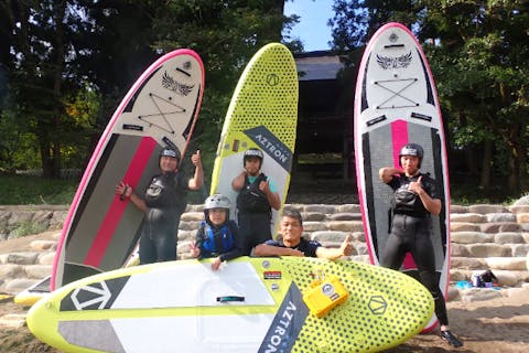 【岐阜・郡上・SUP】一級河川・長良川でのんびりクルージング！SUP半日体験