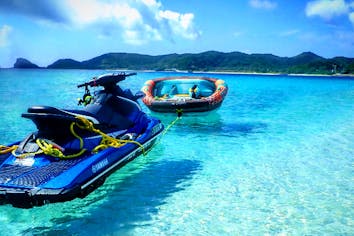 ハイグレード✨アクアマリン 沖縄・座間味・水上バイク】水上バイクやプレジャーボート等で