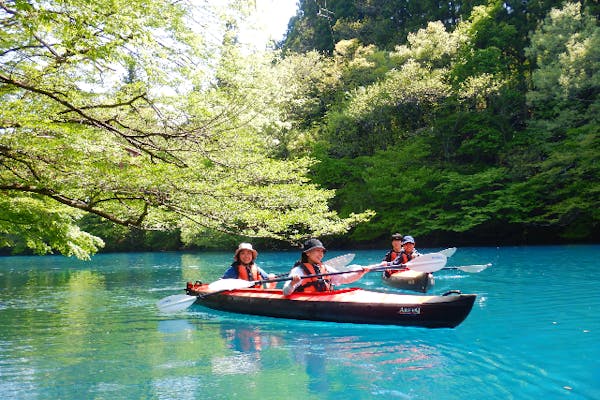 群馬・四万湖・レイクカヌー】空いた時間を有意義に活用!半日カヌー 群馬・四万湖・レイクカヌー】空いた時間を有意義に活用!半日カヌー