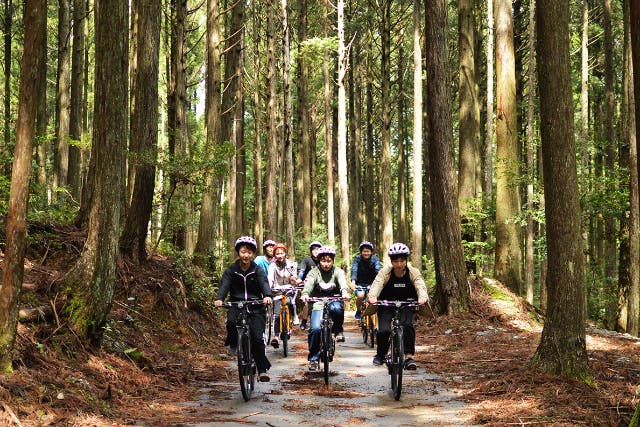 【三重・大台・サイクリング＆ハイキング】山林王の森と滝アドベンチャーBIKE&HIKE～ラクラクE-bikeで～