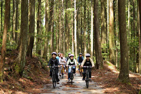 【三重・奥伊勢大台・サイクリング＆ハイキング】山林王の森と滝アドベンチャーBIKE&HIKE～ラクラクE-bikeで～