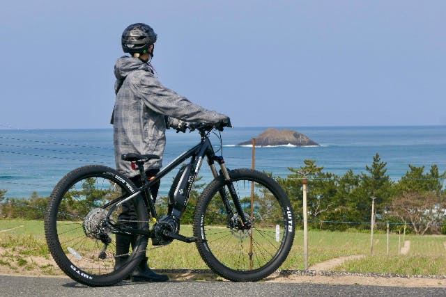 【鳥取県・鳥取市・サイクリング】Eバイクで巡る！鳥取砂丘も一望サイクリングツアー
