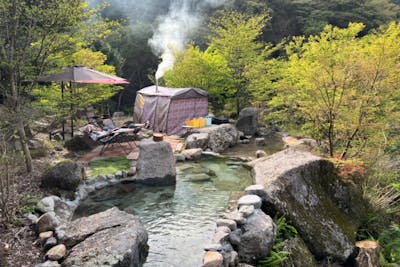 THE BATH WATER  10個 長崎・雲仙・自然体験】120分！大自然の中で「ととのう」体験！テント