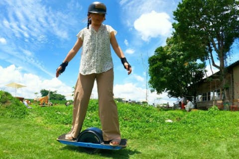 【熊本・人吉・スケボーパーク】注目の近未来アクティビティー！ワンウィール体験