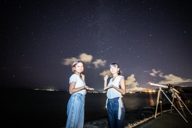 【沖縄・恩納村・天体観測】幻想的な写真を残そう。恩納村で星空浴to宙さんぽ