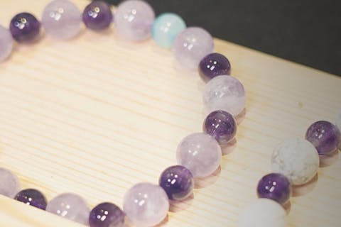 【京都府・京都市・手作りブレスレット】パワーストーンで作ろう。念珠ブレスレット