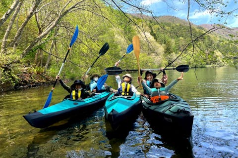 【長野・木崎湖】初めての方でも安心♪初心者講習付きカヤックレンタル120分（10:30～/13:10～）