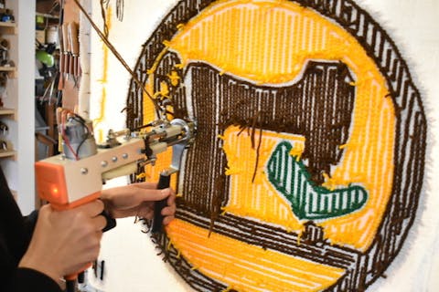 【東京・調布市・手作り雑貨】タフティング 〜世界で一つのラグを作ろう（1人または2人で1つ作成）