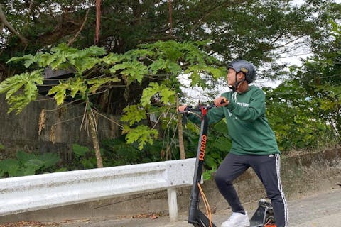 【鹿児島・徳之島・ガイドツアー】電動キックボードで巡る！徳之島ガイド付きツアー