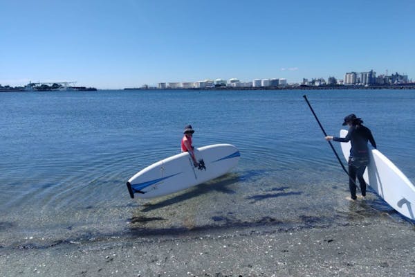 前日まで早割！【千葉市・SUP体験】安全な湾内で開催、更に
