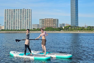 前日まで早割！【千葉市・SUP体験】安全な湾内で開催、更に