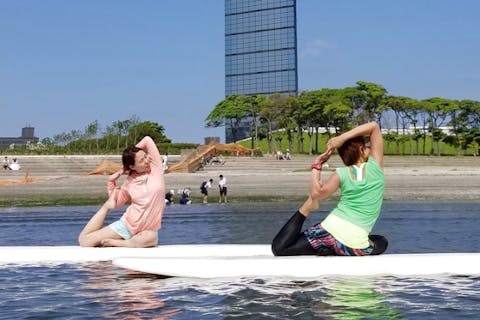 【千葉県・千葉市・SUP】講師帯同で安心！サップクルーズ＆ヨガコース（3時間）