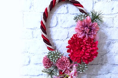 新作✩.*˚お正月 しめ縄飾り ～フラワーアレンジメント～現品限り 神奈川・瀬谷・フラワーアレンジメント】本格的な華やかな出来栄え