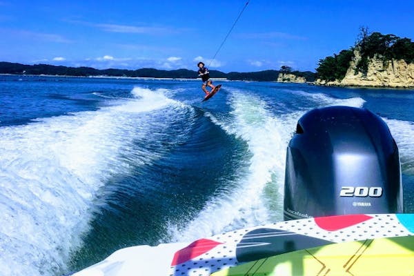 宮城・仙台・松島・ウェイクボート・サーフィン体験】初心者歓迎！仙台