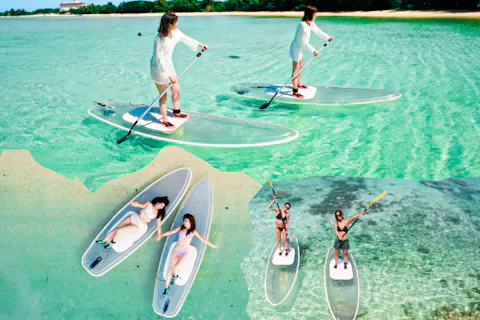 沖縄/石垣島/SUP/夕方】体験2時間！当日OK! 茜色に染まるサンセット