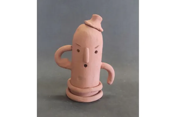 福島県・飯坂温泉から5分・陶芸体験】里山の工房で埴輪【はにわ作り