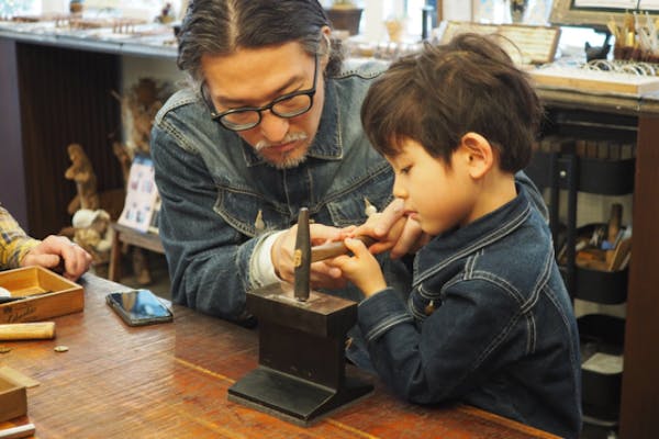 東京・浅草橋・手作りアクセサリー】自由に刻印を入れて作る、素材選び