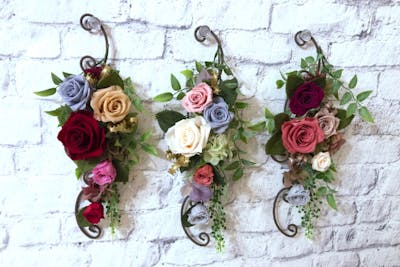 天使の壁掛け フラワーアレンジメント専用となりました。 天使の壁掛け フラワーアレンジ 造花