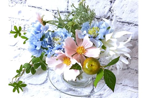 【神奈川・横浜・フラワーアレンジメント】瑞々しさ際立つ。ジェルフラワーアレンジ