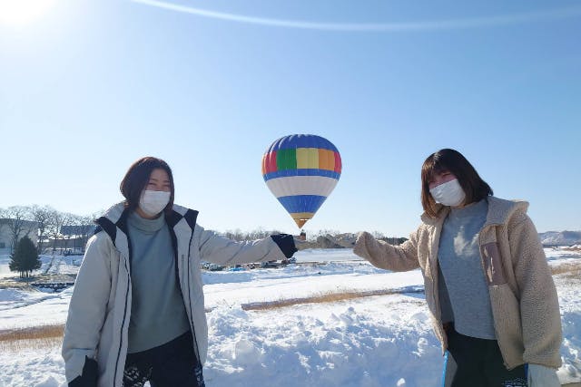 【北海道・十勝・熱気球】気球を飛ばしてみよう！十勝平野フリーフライト地上班コース